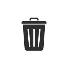 icon of a trash disposal container or container
