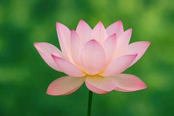 Soft pink lotus blossom