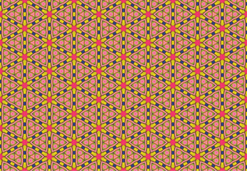 Seamless Luxury Texture Cloth Fashion Graphic Digital Tile Fabric Visual Template Endless Interior Decoration Symmetric Background Design Wallpaper Perspective Geometric Art Shape Textile Pattern.