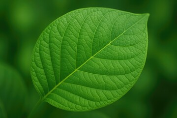 Obraz premium A single leaf in nature