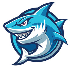 design logo vector  icon character mascot shark