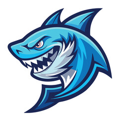 design logo vector  icon character mascot shark
