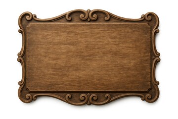 Vintage ornamental plaque used in furniture design
