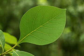 Sagwan Tree Leaf Illustration