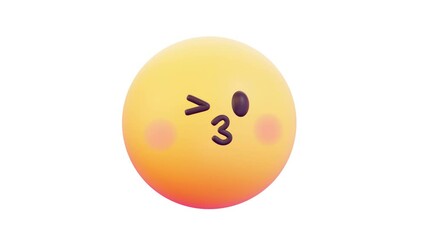 3D 이모지 감정 표현 모션 그래픽