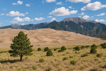 Naklejka premium Majestic Desert Dunes National Park
