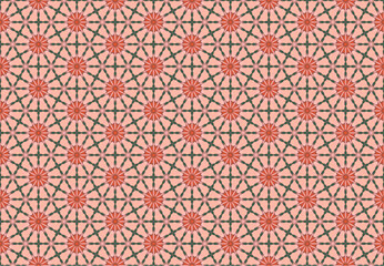 Fototapeta premium Seamless Luxury Texture Cloth Fashion Graphic Digital Tile Fabric Visual Template Endless Interior Decoration Symmetric Background Design Wallpaper Perspective Geometric Art Shape Textile Pattern.