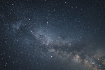 Fototapeta premium Starry night sky with a galaxy of shining stars