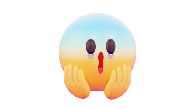3D 이모지 감정 표현 모션 그래픽