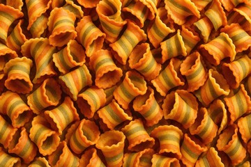 Crafted vibrant pasta by hand