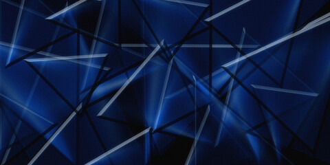 3d abstract blue background geometric