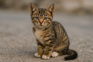 This is a wandering feline