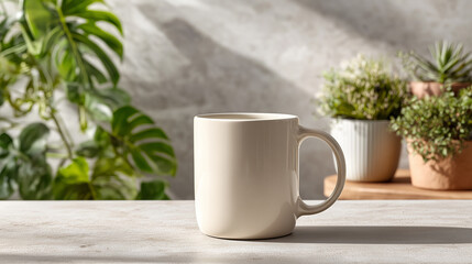 Minimalist Coffee Break: Mug Mockup