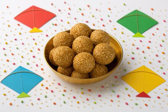 Celebrating the Indian harvest festival with sesame seed sweets and traditional treats