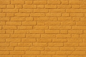 Fototapeta premium Rustic terracotta-colored brick wall with textured background