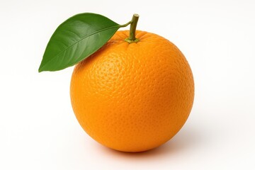 Orange fruit from Indonesia on a plain white backdrop