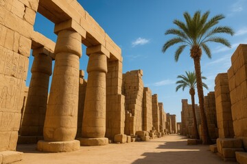 Fototapeta premium Ancient Egyptian Temple of Karnak