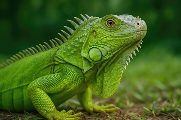 Fototapeta premium Lizard species known as Iguana