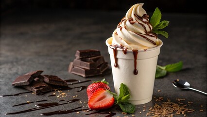 chocolate mousse dessert