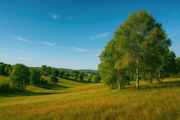 Obraz premium Scenic Views of the Ulan Grasslands