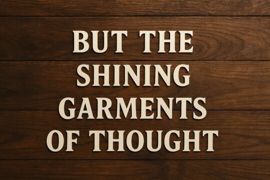 The luminous attire of ideas - Powered by Adobe