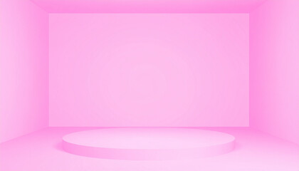 Minimal Pink Limbo Space Background for Product Display Creative Design or Modern Clean Mockup