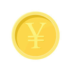 Yen Japan Coin Internet Currency Concept