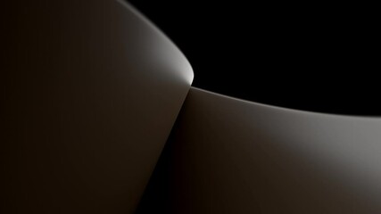 Monochrome book pages flipping in front of the camera, concept background for reading, print, or education visuals.