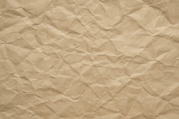 Obraz premium Textured paper background featuring a crumpled design with ample space for text