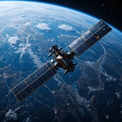 "A cyberpunk-style digital marketplace with holographic advertisements and augmented reality displays."

