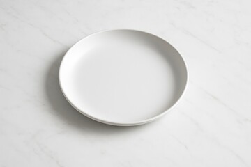 Kitchen table with a round ceramic dish or bowl