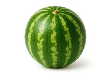 Juicy and ripe watermelon on a white background
