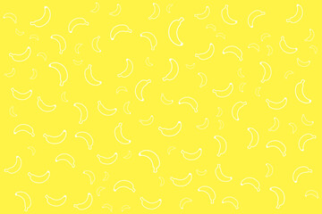 Yellow Banana fruit seamless background texture, freshness fruit and drink, gift, present box paper, backdrop