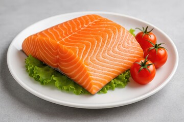 Fresh Raw Salmon for Cooking