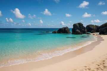 Fototapeta premium Beautiful panorama of a coastal bay