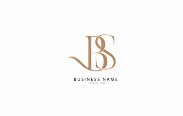BS, SB, Initial monogram letter alphabet logo