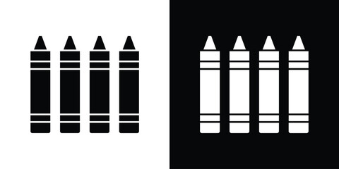 Crayon icon vector, Symbol, logo illustrations