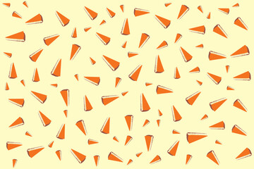 Cheesecake, cake, coffee, Latte, dessert flowing seamless background texture, New Year festival, celebration, gift, present box paper, backdrop, food and beverage background element