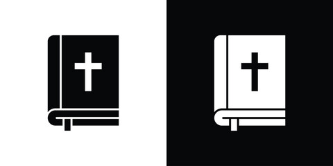Fototapeta premium Bible icon vector, Symbol, logo illustrations