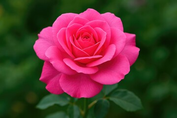 Detailed view of rose petals in full bloom