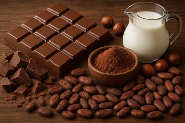 Sweet cocoa and chocolate delights