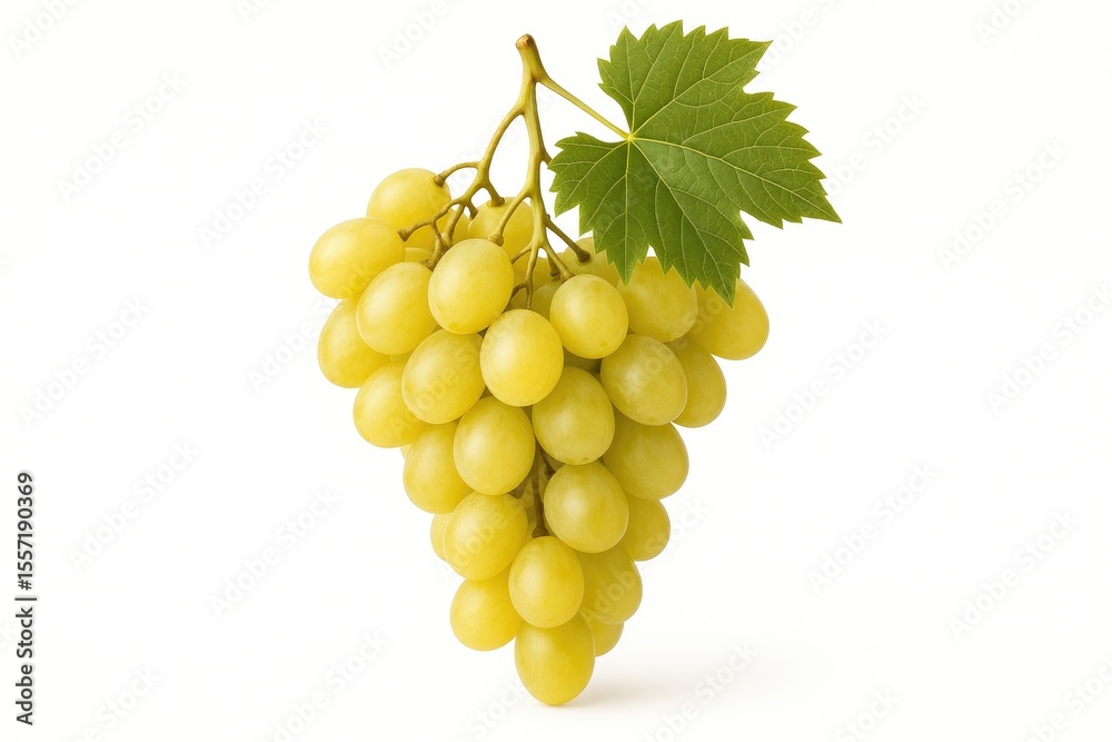 Poster individual grapes displayed on a plain white backdrop