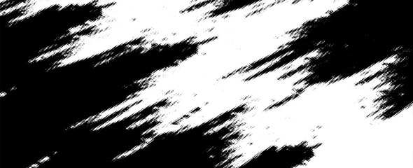 Abstract Black and White Brush Strokes. vector Eps 10