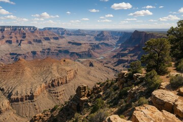 Desert Overlook at the Southern Edge of the Grand Canyon