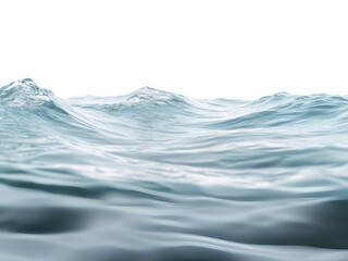 Calm ocean waves transparent background png cutout serene environment high-quality image for graphics