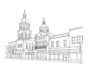 Line Art of Broadway, Nashville
