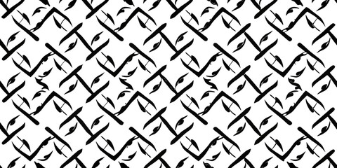 Geometric Strokes: A mesmerizing display of repeating geometric strokes dances across the canvas, creating an intricate pattern with bold lines and a minimalist aesthetic.