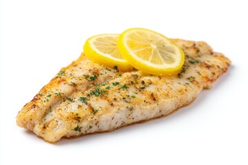 Grilled lemon-kissed fish fillet evokes coastal bliss, whispering summer solstice feasts and ancient Mediterranean culinary rituals