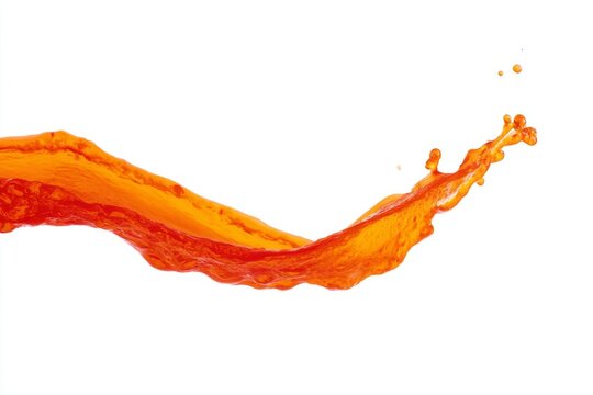 Swirling tangerine splash, kinetic energy of liquid art, National Color Day celebration, vibrant fluidity symbolizing Holi's joyous hues