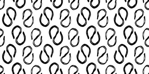 Endless Loop: A minimalist design featuring a repeating pattern of an intertwined, abstract symbol, evoking themes of infinity and interconnectedness.